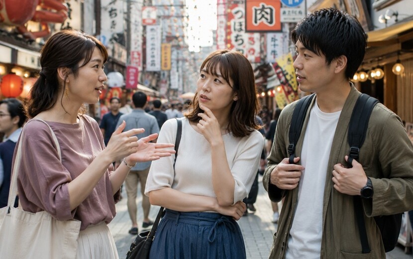 難しい関西弁の意味を標準語で理解する