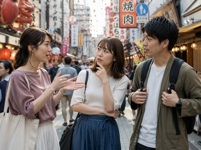 難しい関西弁の意味を標準語で理解する