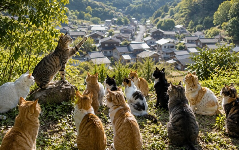 同じ方向へ進もうとする意識が広がる猫社会