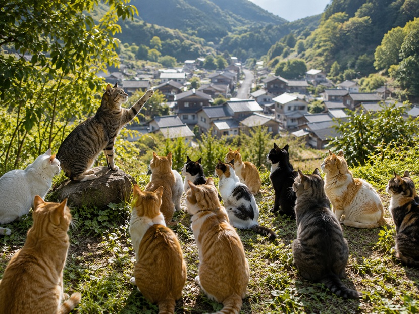 同じ方向へ進もうとする意識が広がる猫社会