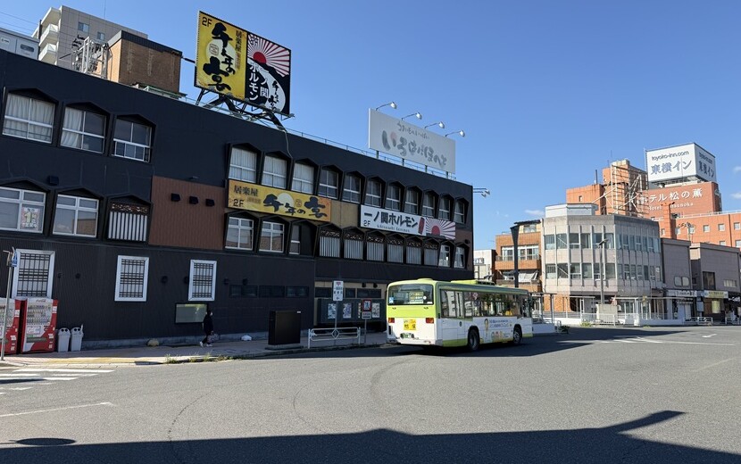 一ノ関駅のバス乗り場