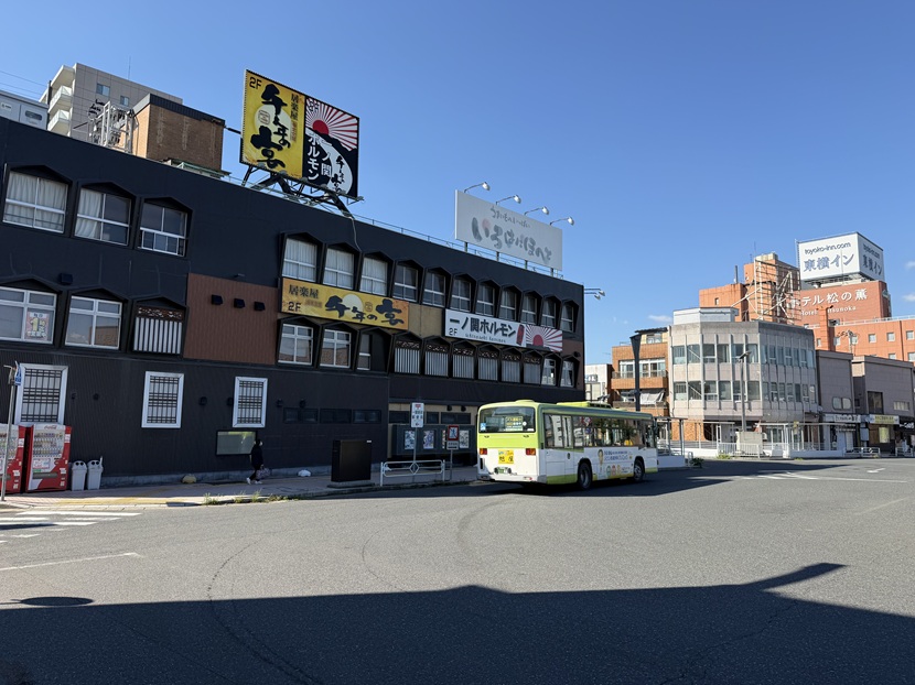 一ノ関駅のバス乗り場
