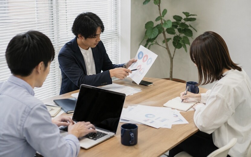 それぞれの役割を果たしながらプロジェクトに貢献するチーム