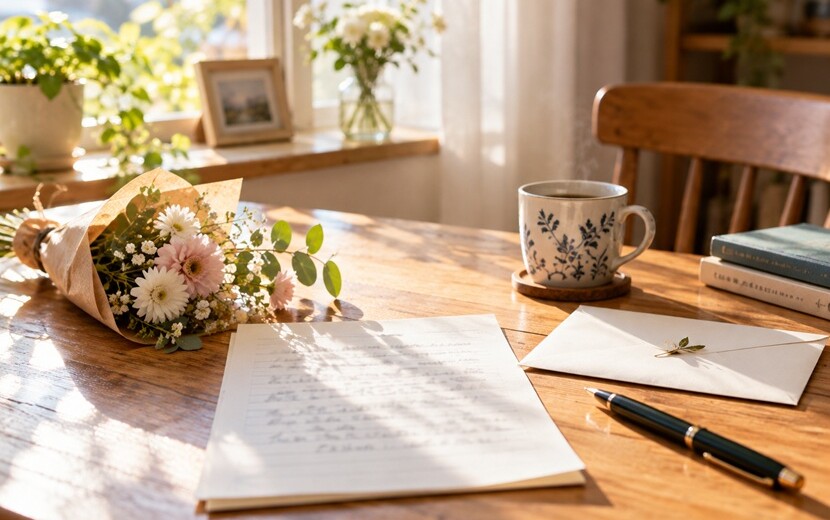大切な人へ思いの丈を伝えるために書かれた手紙