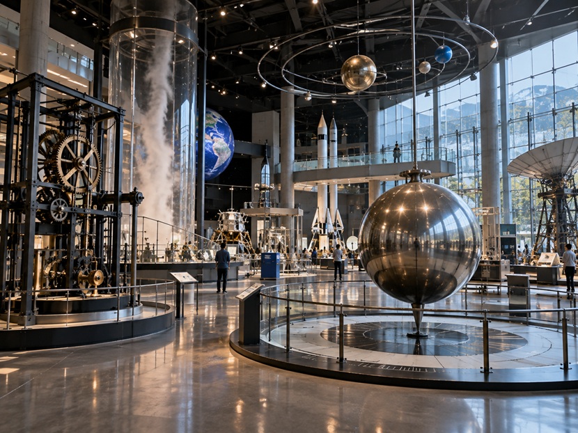 物理的を英語で表すphysicalをイメージした科学展示施設