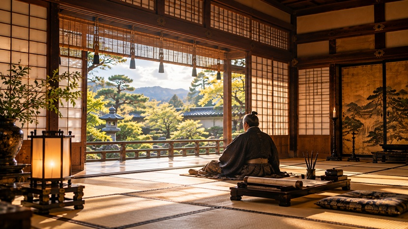 伊達政宗が晩年に自らの最期を意識していた様子をイメージした武家屋敷