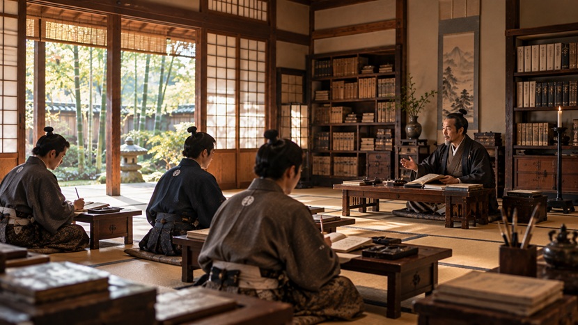 伊達政宗の五常訓に通じる仁義礼智信の教えを学ぶ江戸時代の学び舎