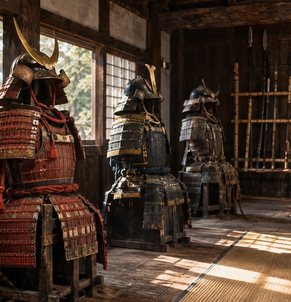 長篠の戦いで戦死した武田軍の武将を象徴する甲冑と兜