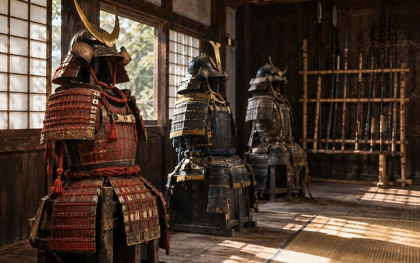 長篠の戦いで戦死した武田軍の武将を象徴する甲冑と兜