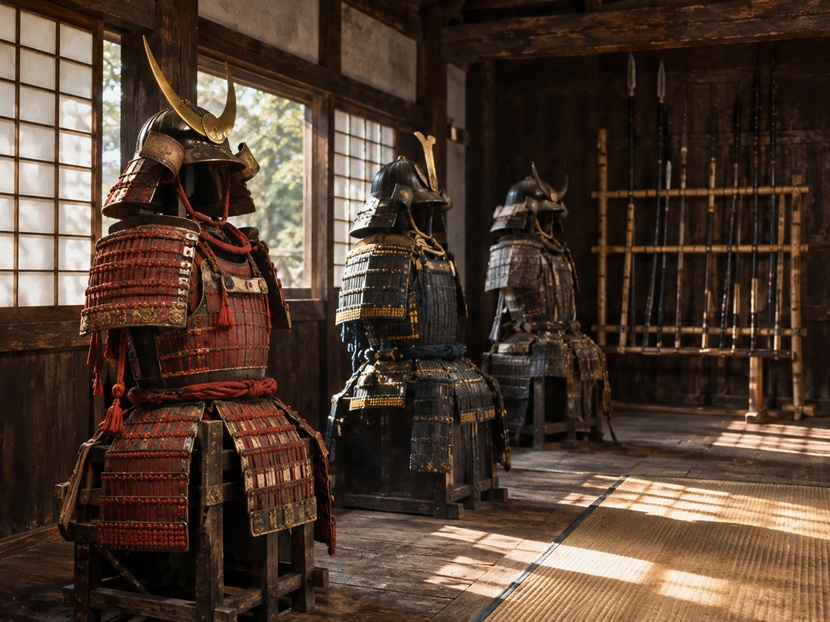 長篠の戦いで戦死した武田軍の武将を象徴する甲冑と兜