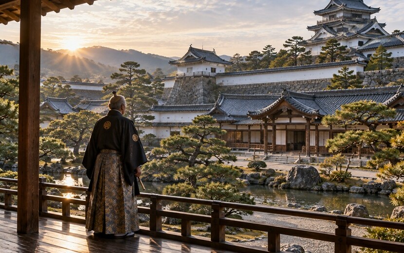 徳川家康が晩年を過ごした駿府城と静かな城内の風景