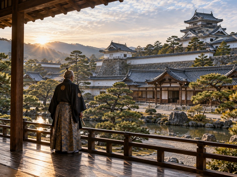 徳川家康が晩年を過ごした駿府城と静かな城内の風景